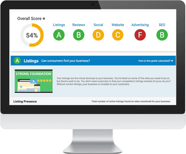 Online presence listing accuracy snapshot